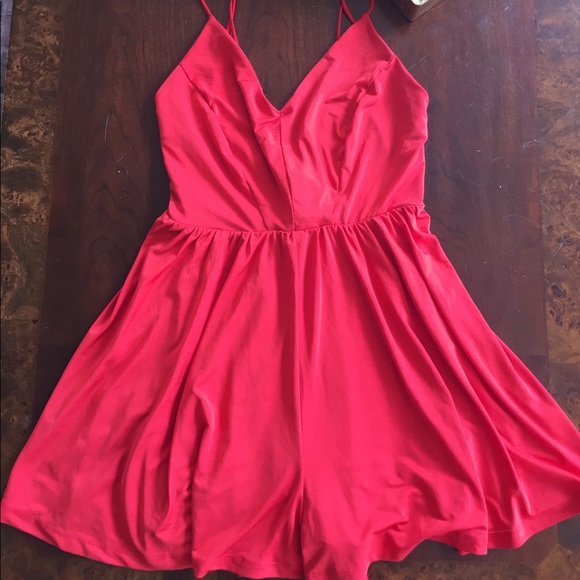 silence + noise Dresses & Skirts - Silence and noise romper jumpsuit red large strap